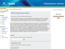 Tablet Screenshot of apo.ansto.gov.au